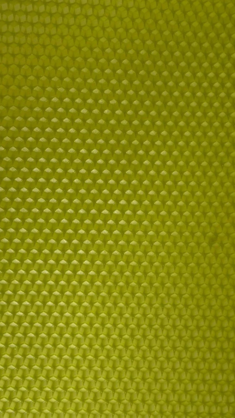 Olive-colored wax sheets