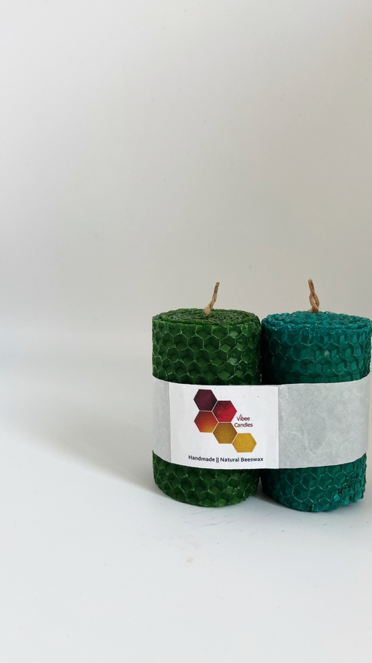 Pack velas color Verde y Emerald
