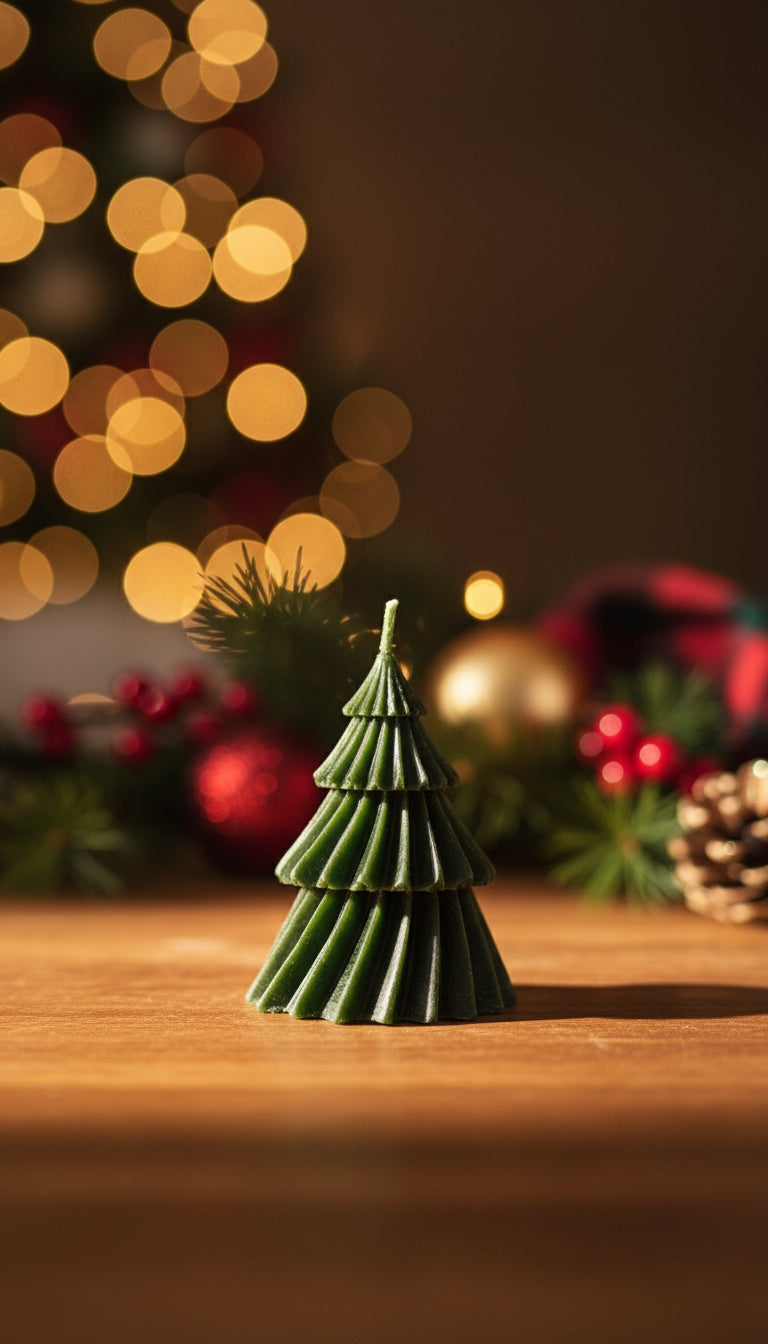 Vela Arbol de Navidad color Verde