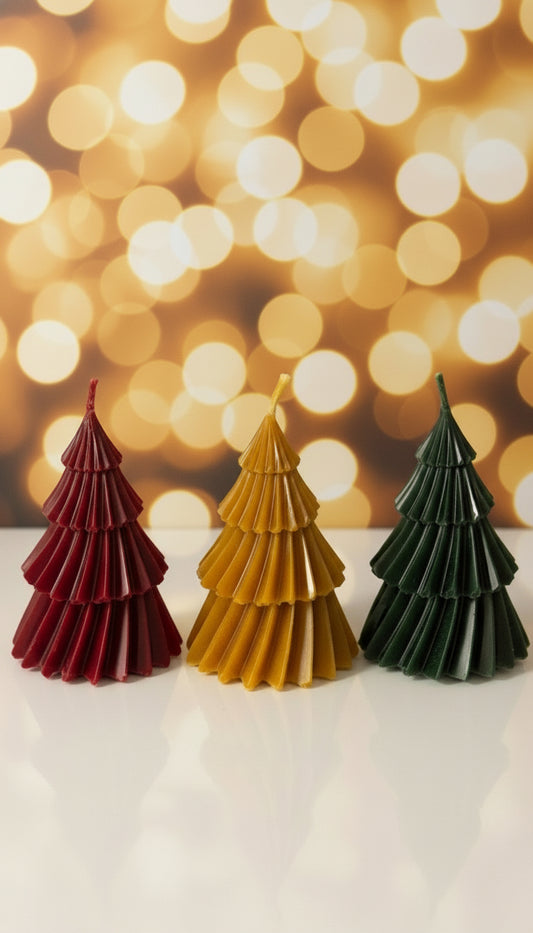 Vela Arbol de Navidad color Amarillo
