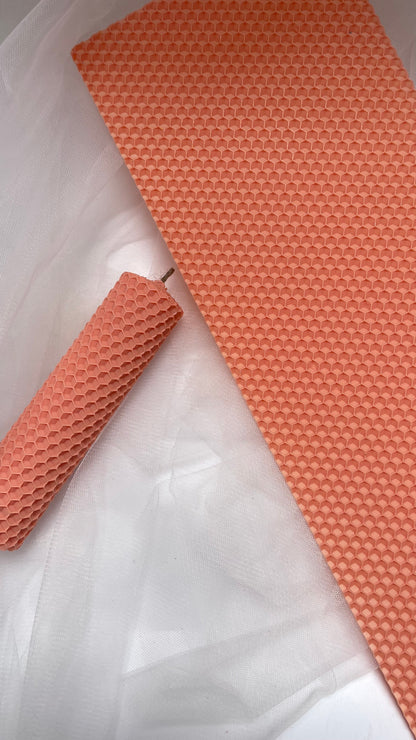 Peach-colored Wax Sheets